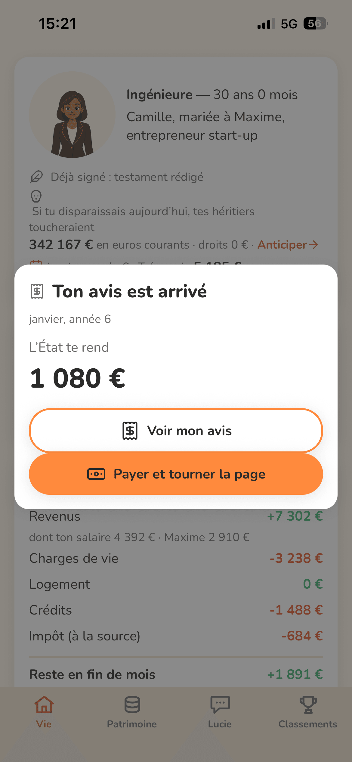 La déclaration annuelle : l’avis d’imposition est arrivé